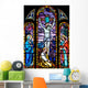 Stained Glass Crucifixtion Christ