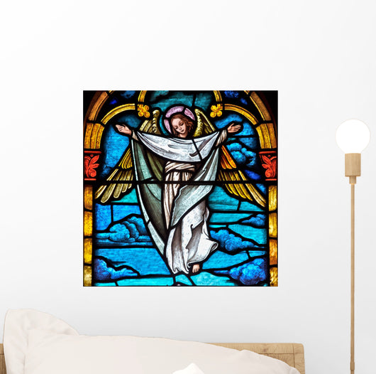 Stained glass Angel Wall Mural