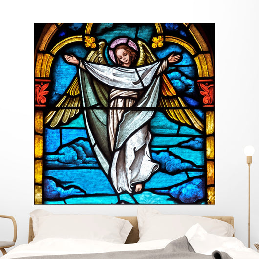 Stained glass Angel Wall Mural