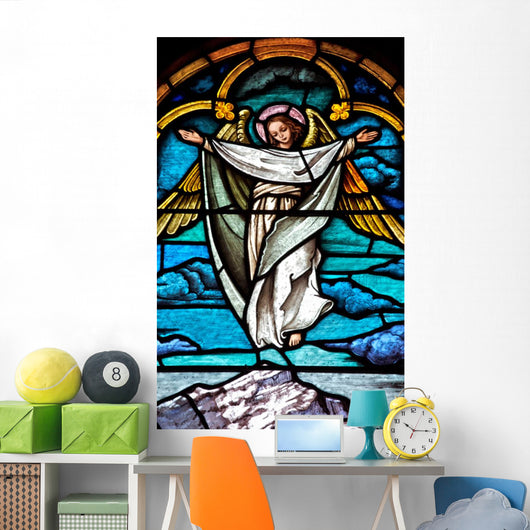 Stained glass Angel Wall Mural