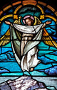Stained glass Angel Wall Mural