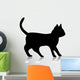 Black Kitten Silhouette Wall Decal