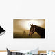 Horse in the Mist Wall Mural