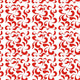Red Pattern Wall Decal