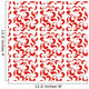 Red Pattern Wall Decal