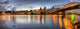 Portland Downtown Skyline Night