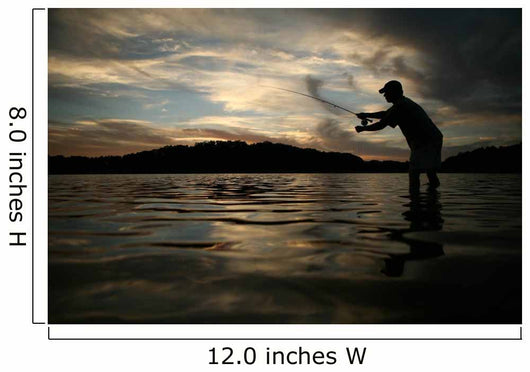 Fly fishing Wall Mural