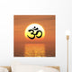 OM Sign at Sunset 06 Wall Mural