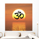 OM Sign at Sunset 06 Wall Mural