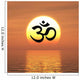 OM Sign at Sunset 06 Wall Mural
