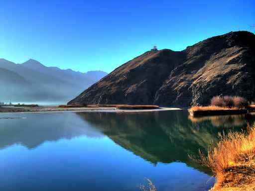 Tibetan Lake Wall Decal