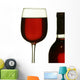 Glass of Red Wine Wall Decal