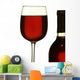 Glass of Red Wine Wall Decal