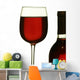 Glass of Red Wine Wall Decal