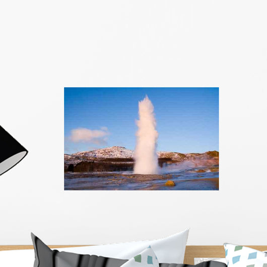 Iceland Geyser Wall Decal