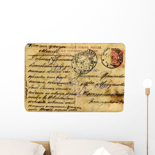 Vintage Postcard Wall Decal