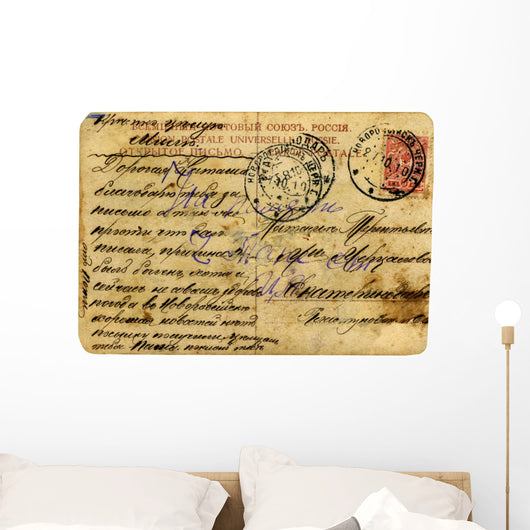 Vintage Postcard Wall Decal