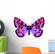 Purple Butterfly Wall Decal