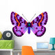 Purple Butterfly Wall Decal
