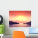 Fantastic Red Sunset Wall Decal