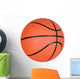 Orange basketball ball Wall Decal