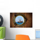 Brass Porthole Wall Mural