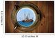 Brass Porthole Wall Mural
