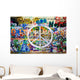 Wall John Lennon (Prague) - Peace Sign (Take 1) Wall Mural