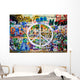 Wall John Lennon (Prague) - Peace Sign (Take 1) Wall Mural