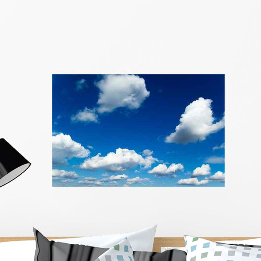 White Clouds Wall Decal Design 2