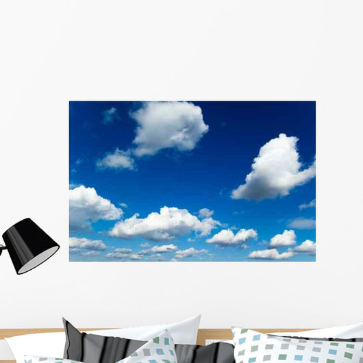White Clouds Wall Decal Design 2