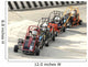 Quarter Midget Racers Wall Mural