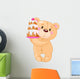 Teddy Bear with Cake