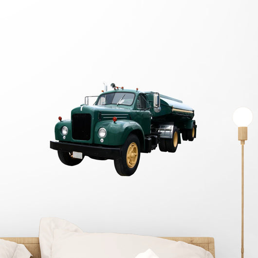 Green Tanker Front Wall Decal