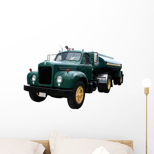 Green Tanker Front Wall Decal
