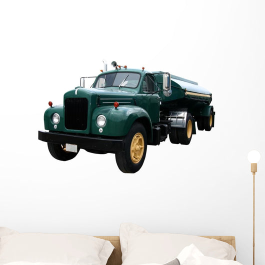 Green Tanker Front Wall Decal