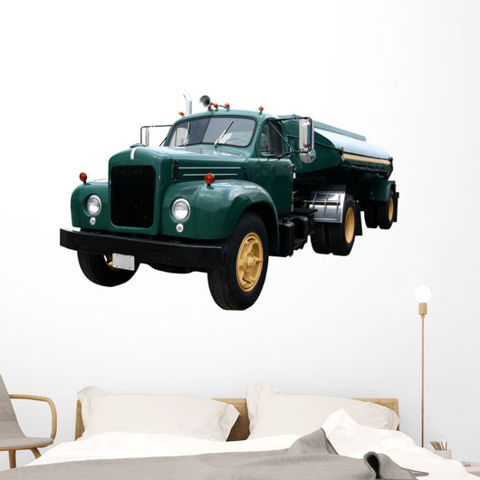 Green Tanker Front Wall Decal