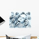 Scary Head Wall Mural
