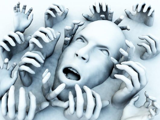 Scary Head Wall Mural