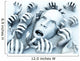 Scary Head Wall Mural