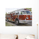 Big Red Firetruck Wall Mural