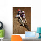 motocross dirtbike in the air Wall Mural