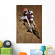 motocross dirtbike in the air Wall Mural