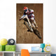 motocross dirtbike in the air Wall Mural