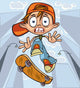 Skateboarder Wall Mural
