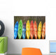 Kayaks Wall Mural