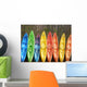 Kayaks Wall Mural
