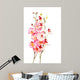 Pink Orchid Wall Decal