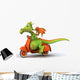 Green Dragon Moped Wall Decal