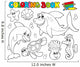 Coloring Book with Marine